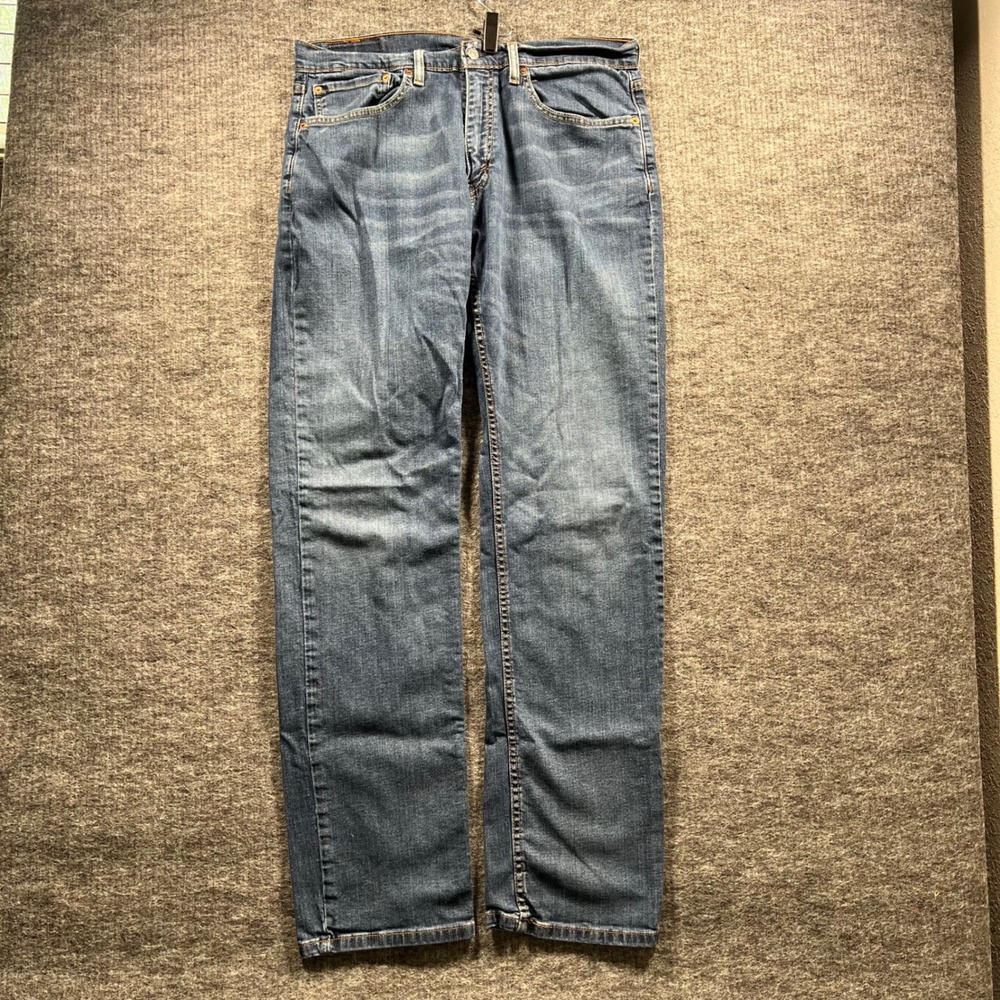 Levis 559 Relaxed Straight Leg Jeans Mens 34x34 Blue Medium Wash Denim